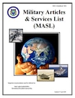 cover of the military articles and services list (MASL)