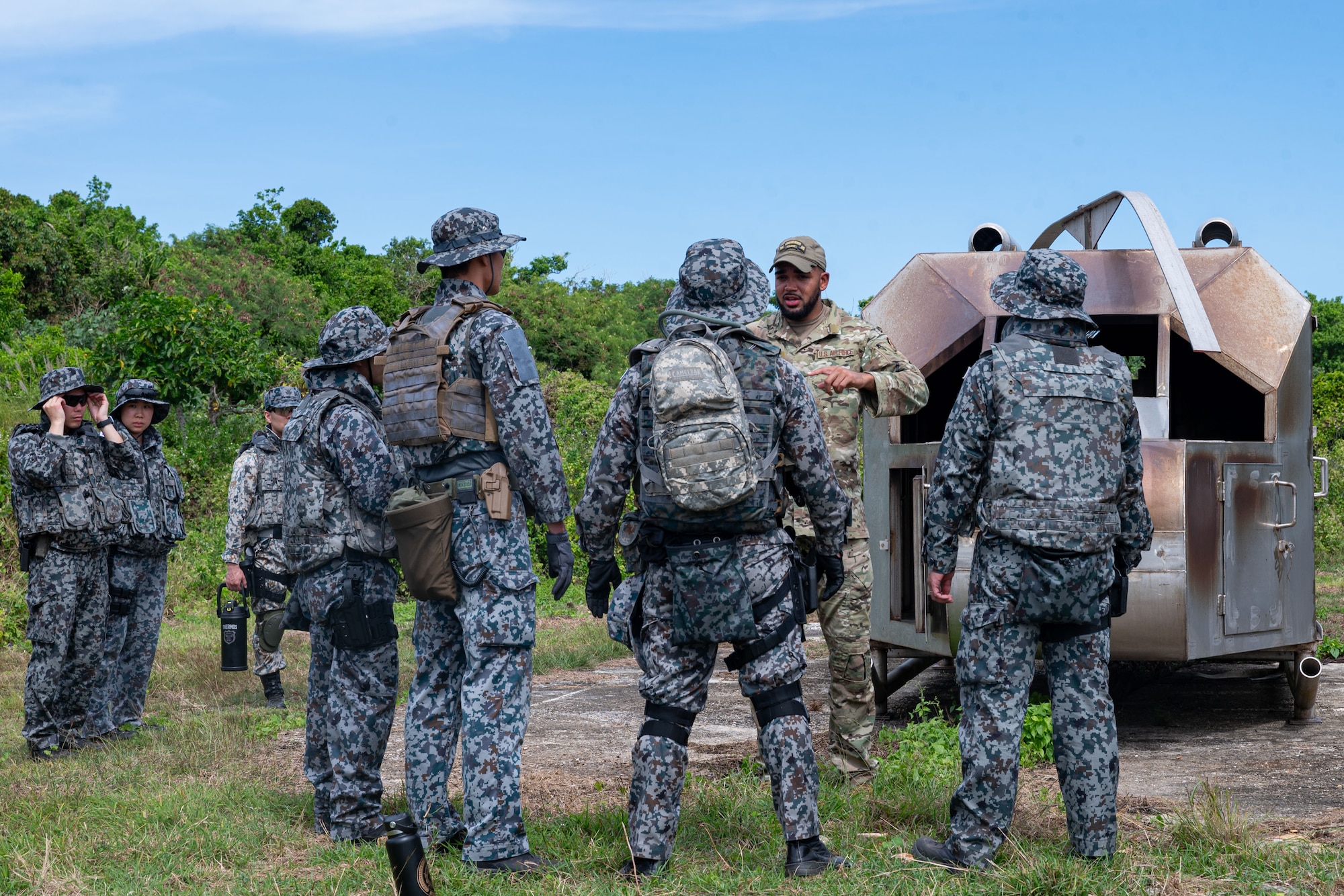 PAC-D is a multilateral training exercise that focuses on sharing and incorporating security tactics.