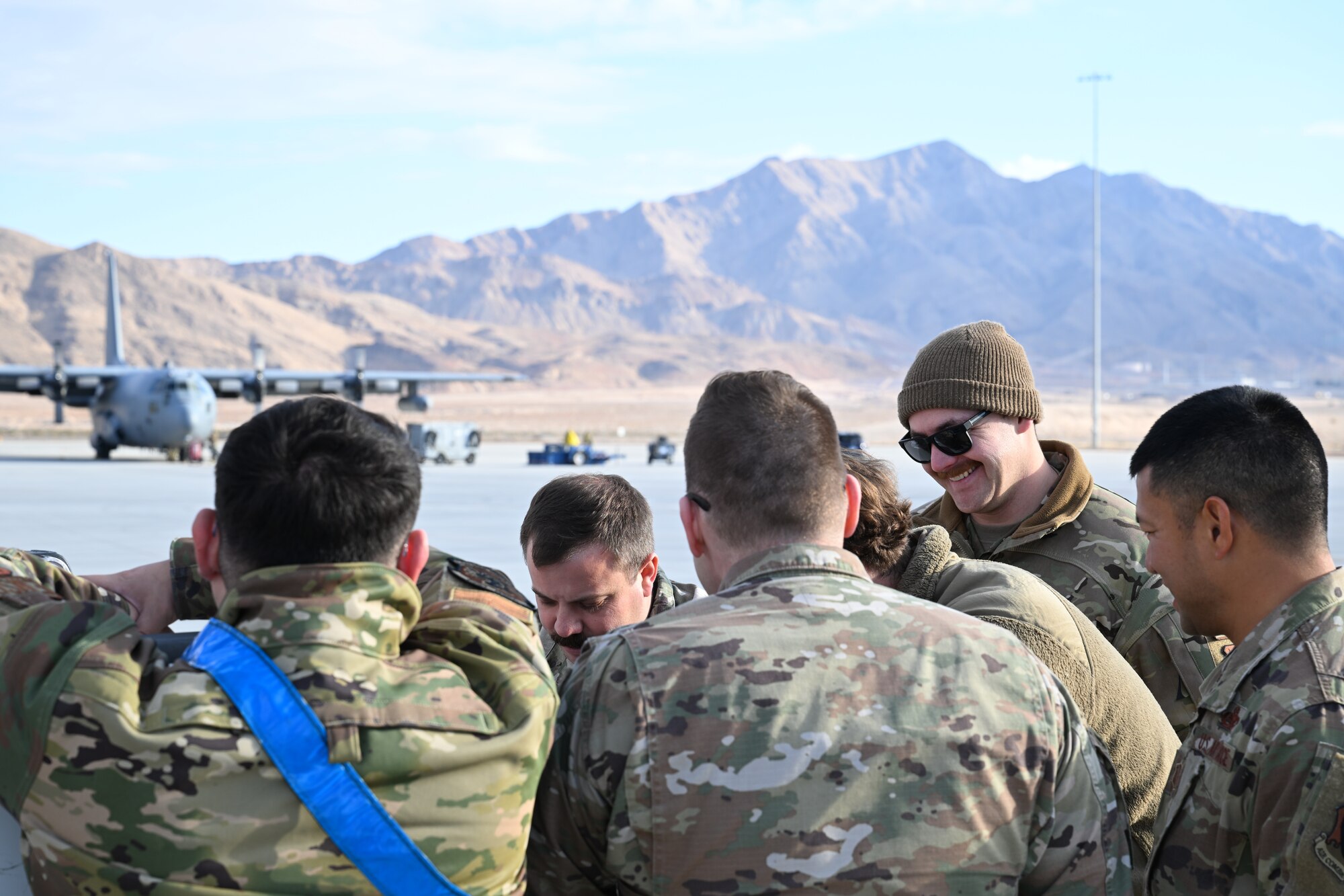 Airmen assigned to the 87th Electronic Warfare Squadron Combat Shield participate in Red Flag 25-1.