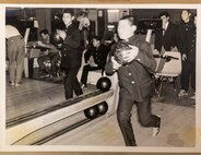 Children from the Biko-en Orphanage visit the Walmsley Bowling center at Misawa Air Base, Japan, Dec. 1967.