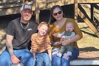 Retired Army Staff Sgt. Leandra Moehring and her family.