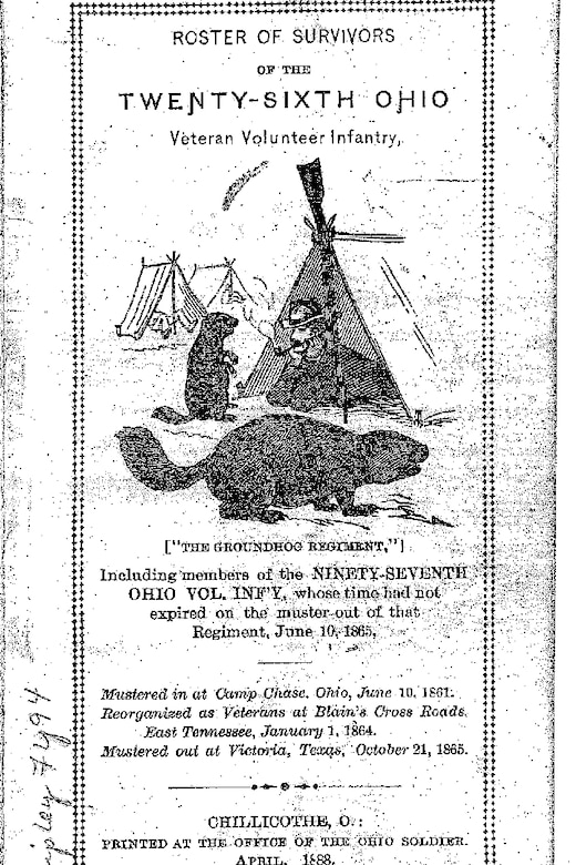 A photocopy of a pamphlet's cover.