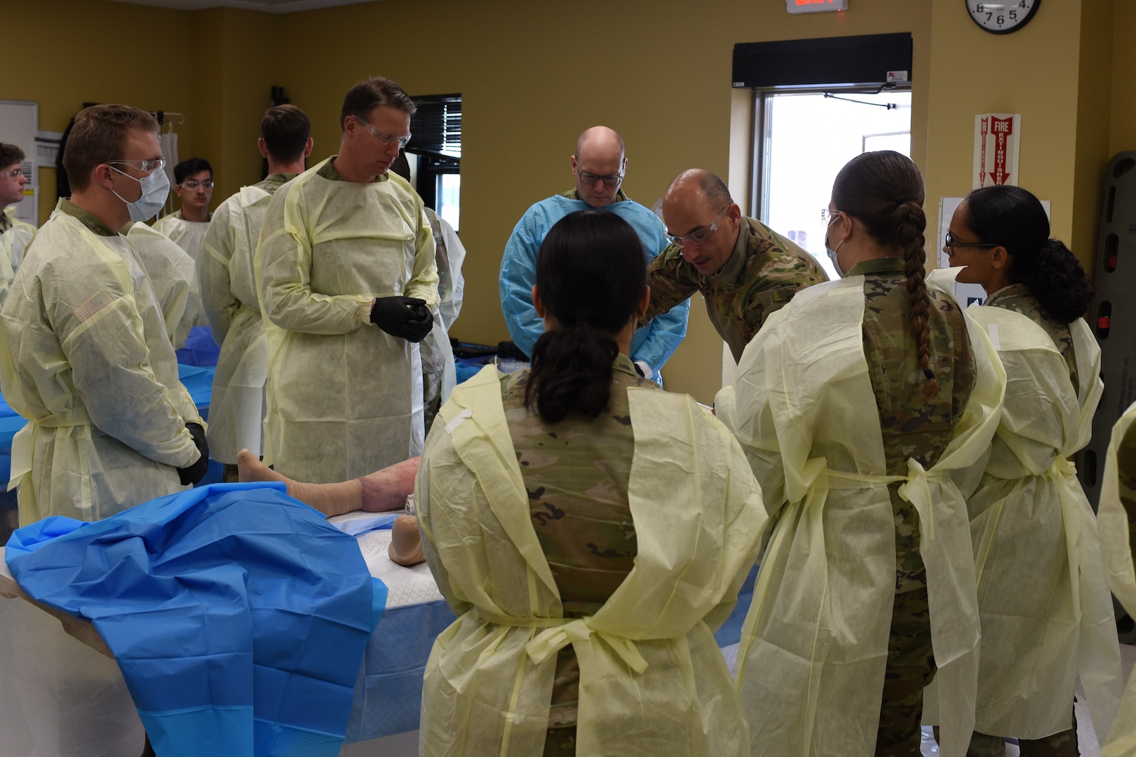 Evans Army Community Hospital hosted a comprehensive cadaver training exercise Jan. 29-30, 2025, to enhance the skills of medical professionals in a realistic and immersive environment. The training brought together more than 230 medical professionals from across the Colorado Military Health System and focused on training in 31 Individual Critical Tasks, or ICTs.