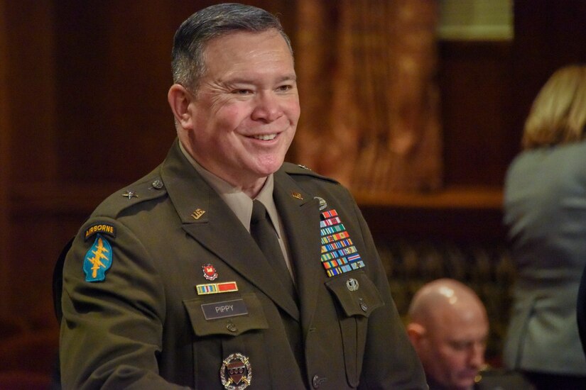Brig. Gen. John Pippy testifies before the Pennsylvania Senate’s Veterans Affairs and Emergency Preparedness Committee at the Pennsylvania Capitol Feb. 3, 2025, in Harrisburg, Pa. Pippy was confirmed by the Senate as the 55th adjutant general of Pennsylvania on Feb. 4, 2025. (Photo by Tom Cherry)