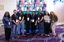 Members of the National Guard’s Counterdrug Task Force, specifically the Drug Demand Reduction Outreach (DDRO) teams, attend the Substance Abuse and Mental Health Services Administration’s (SAMHSA) 21st Prevention Day, Feb. 3, 2025, at the Gaylord National Resort & Convention Center in Oxon Hill, Md. While attending the conference, members from the National Guard DDRO eastern region teams, such as North Carolina, Maryland, and the District of Columbia, met with each other and networked on the resources their team uses to enhance their team’s prevention efforts.