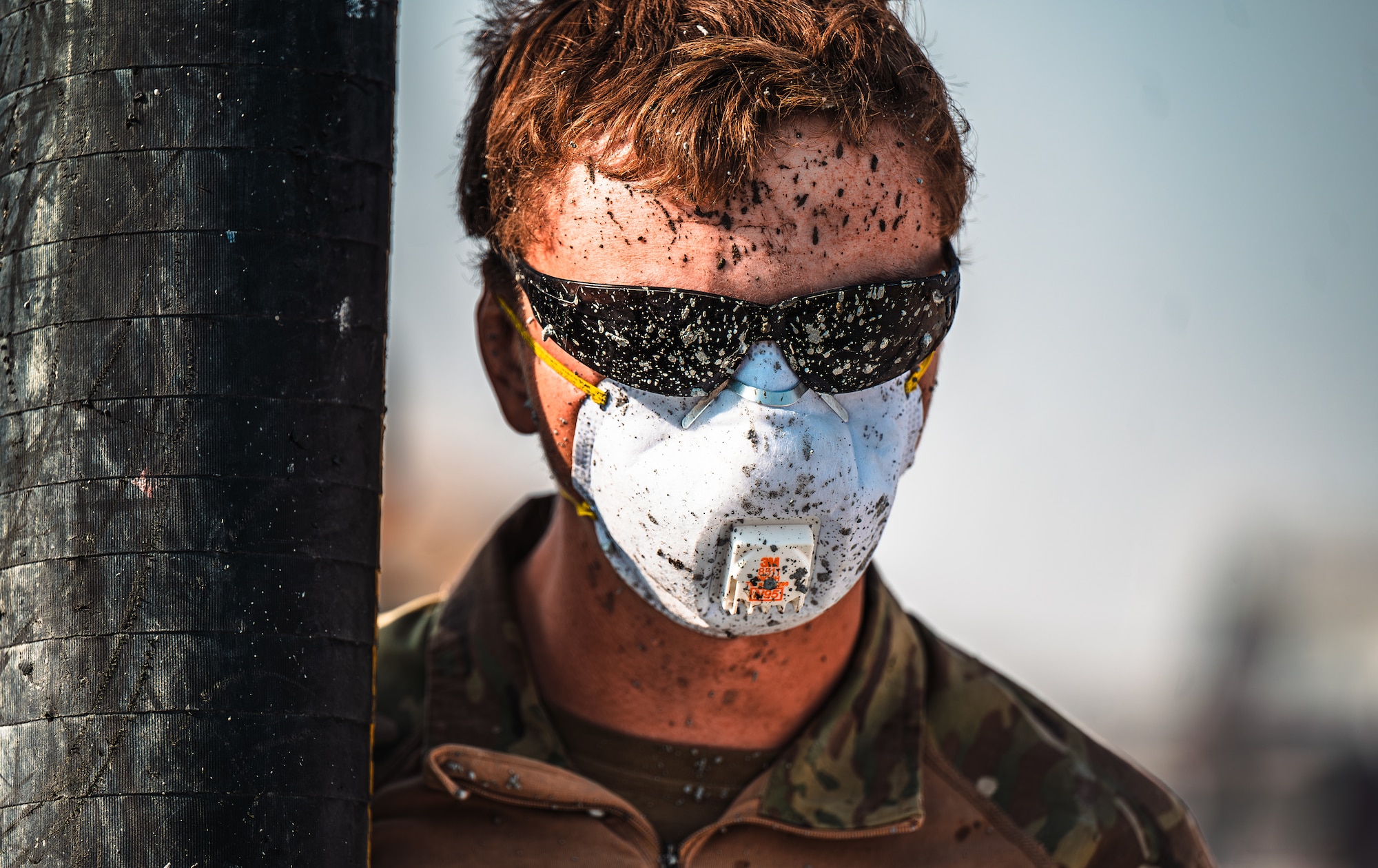 Airman poses for photo