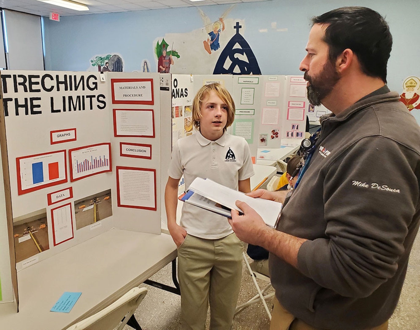NUWC Division Newport volunteers encourage interest in STEM at school science fairs