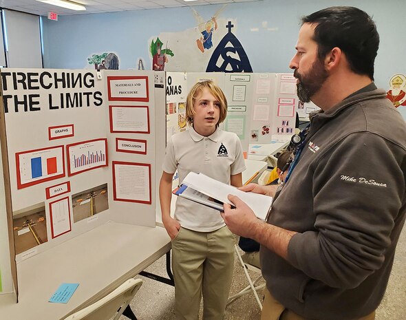 NUWC Division Newport volunteers encourage interest in STEM at school science fairs