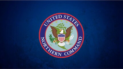 Graphic with USNORTHCOM emblem