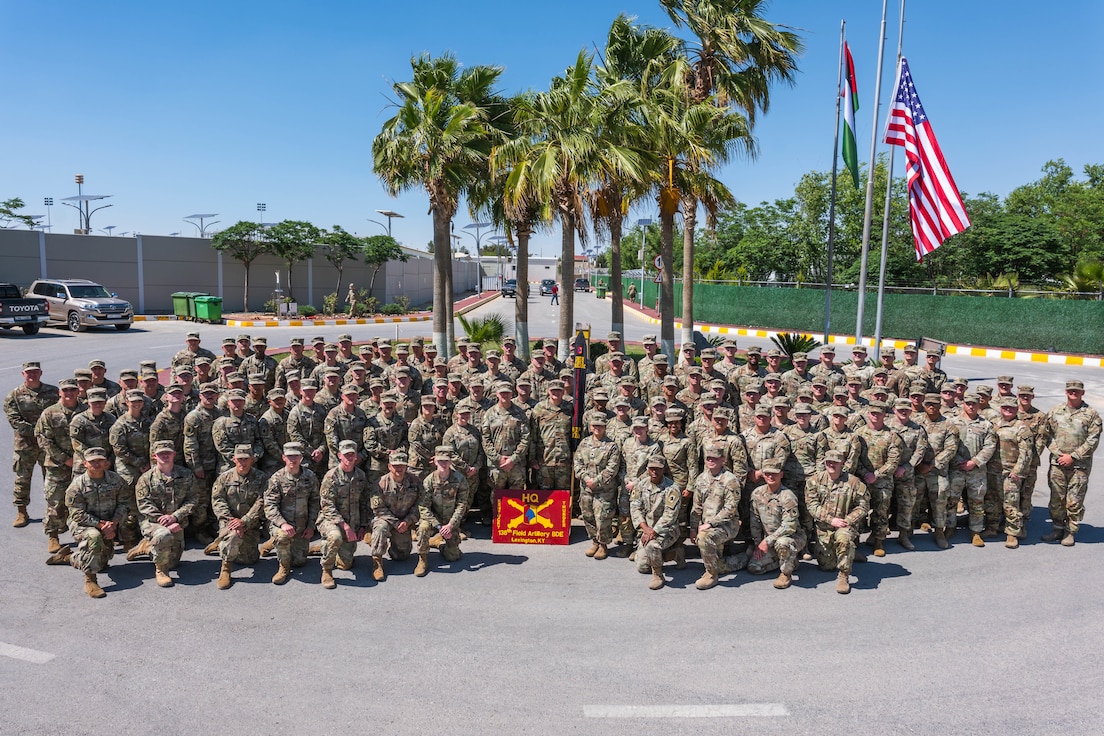 Soldiers in the 138th Field Artillery Brigade supported Operation Spartan Shield and Inherent Resolve under the directive of CENTCOM.