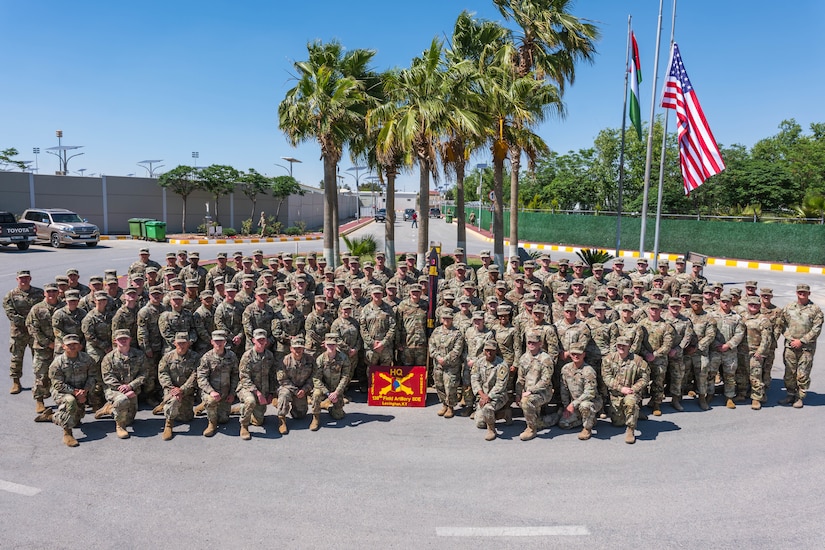 Soldiers in the 138th Field Artillery Brigade supported Operation Spartan Shield and Inherent Resolve under the directive of CENTCOM.