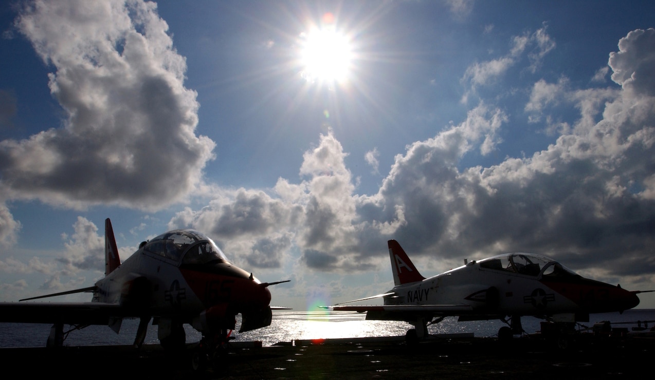 T-45A Goshawks on the USS Harry S. Truman