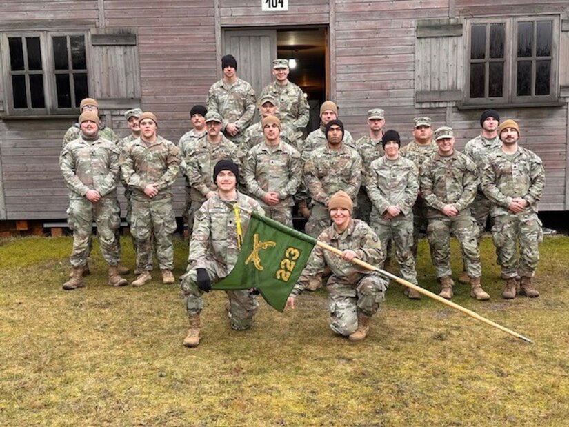 Kentucky Soldiers with the 223rd Military Police Company honored the thousands of troops taken prisoner during World War II by participating in the 80th anniversary Long March through parts of Poland and Germany, Jan. 24-26. Soldiers traveled roughly 55 miles over three days, following the exact route taken by WWII POWs during their evacuation 80 years ago.