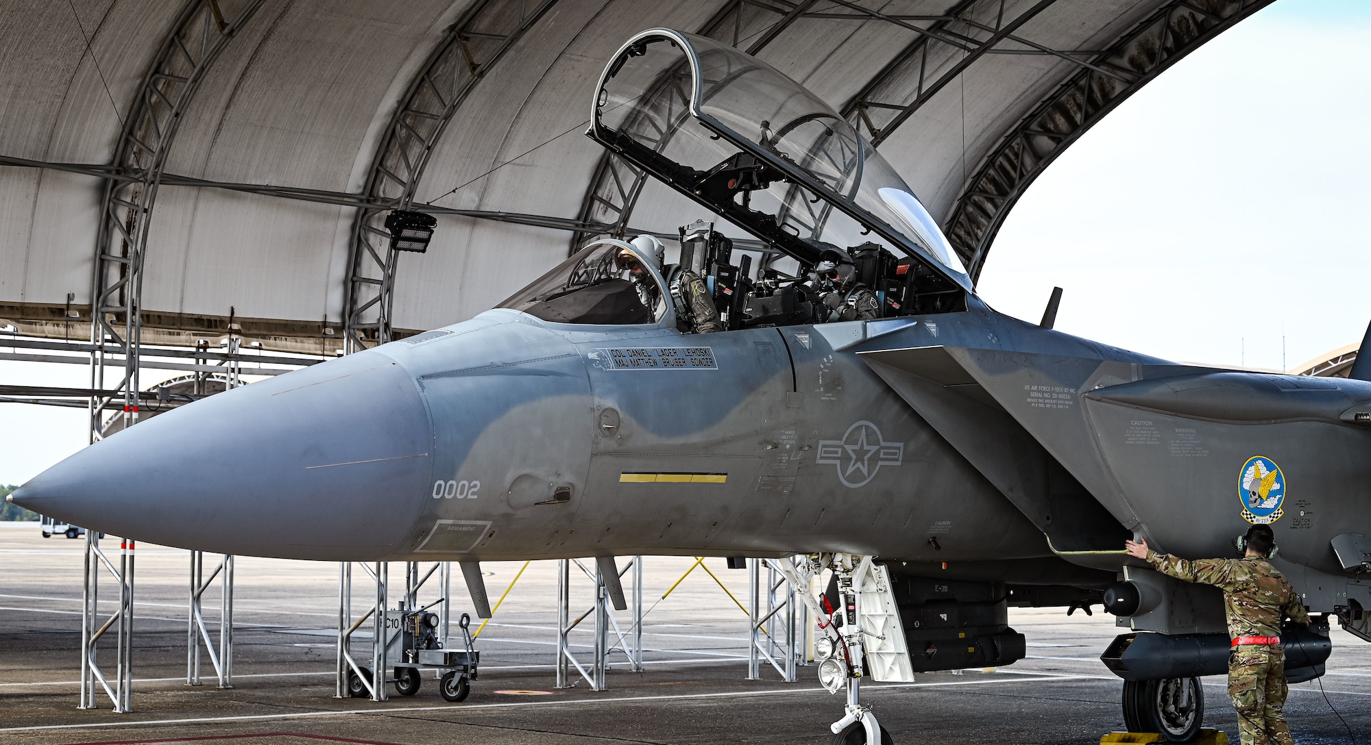 ACC F-15EX Visit