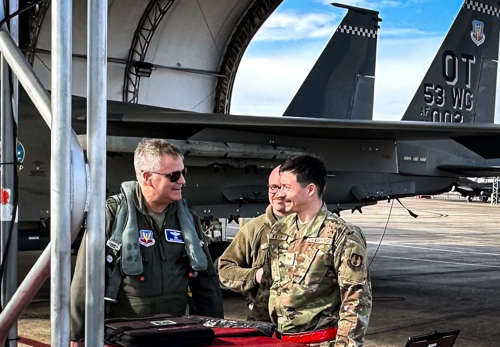 ACC F-15EX Visit