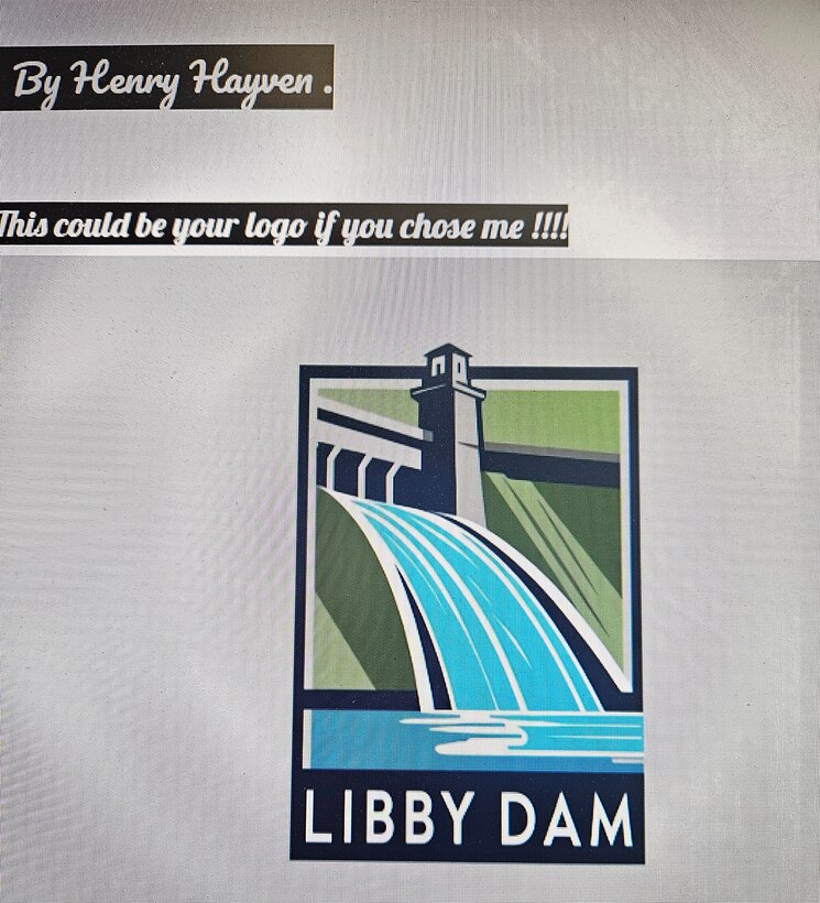 Photo of one of the entries submitted for Libby Dam's 50th commemoration logo contest.