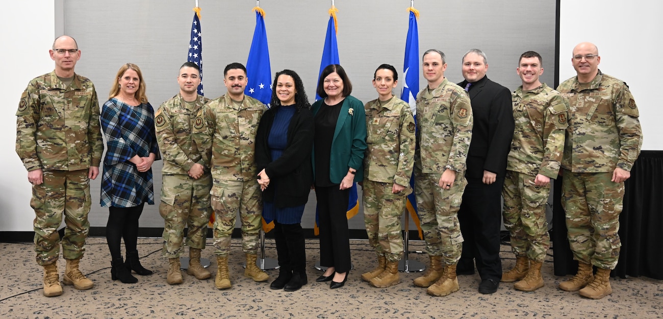 A group photo of Airmen