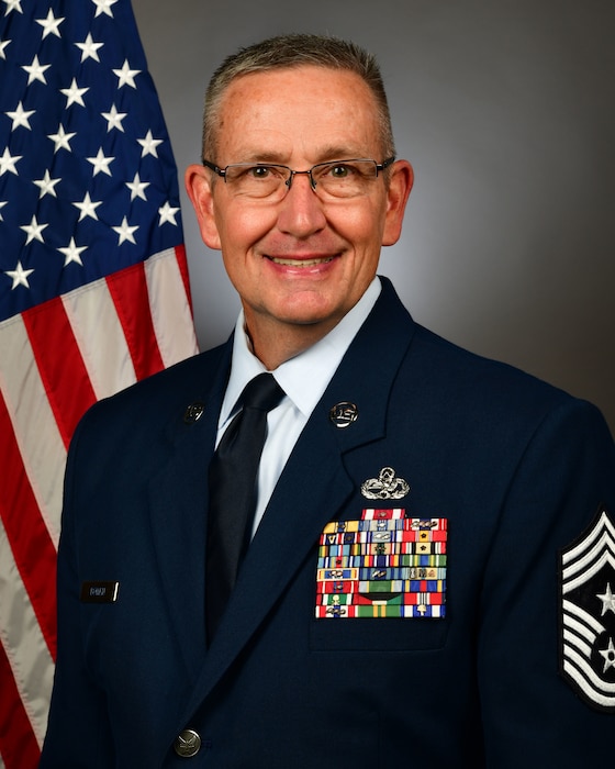 169th Fighter Wing Command Chief Master Sgt. Eric Bowen