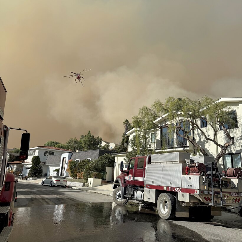 Fort Hunter Liggett supports Palisades fire response