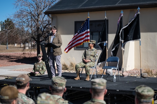  On Feb. 7, a ribbon-cutting ceremony marked the completion of a $3.55 million renovation transforming the historic hangar into a state-of-the-art facility. The remodel included modern infrastructure, over 100 Sensitive Compartmented Information Facility workstations, and a 28-seat classroom, ensuring the hangar could support Space Delta 7’s intelligence, surveillance, and reconnaissance operations.