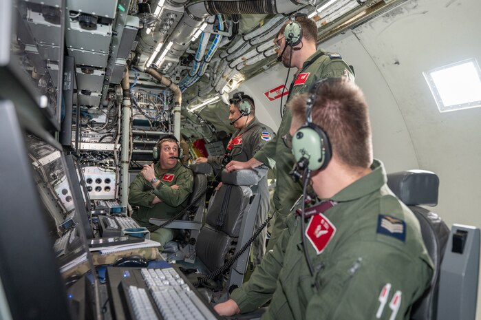 four airmen in a rivet joint