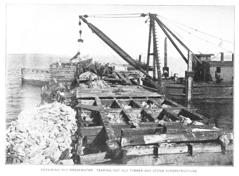 Buffalo Harbor structures