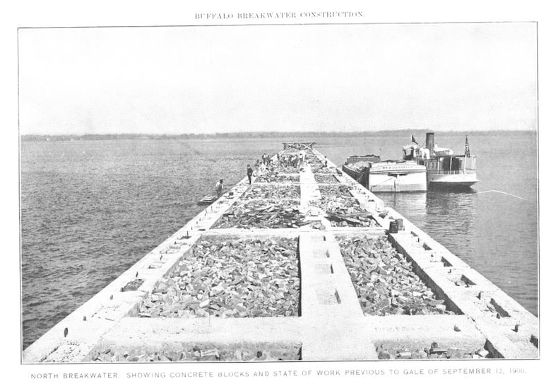 Buffalo Harbor structures