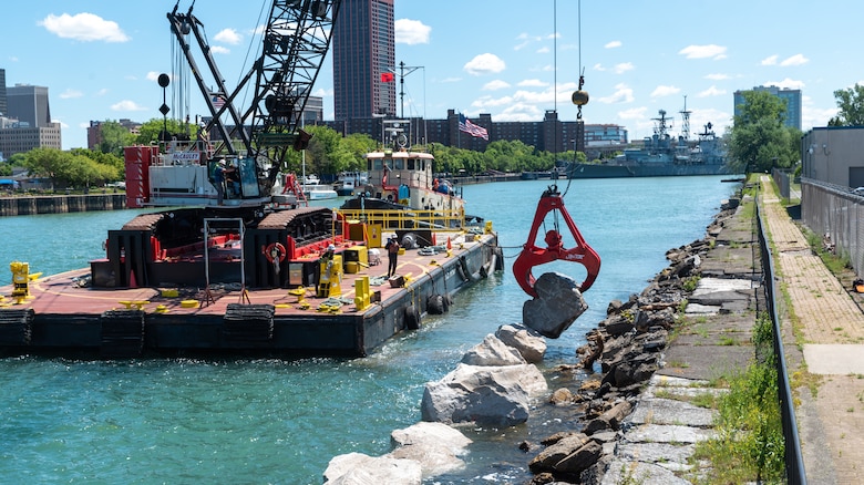 Buffalo Harbor repairs