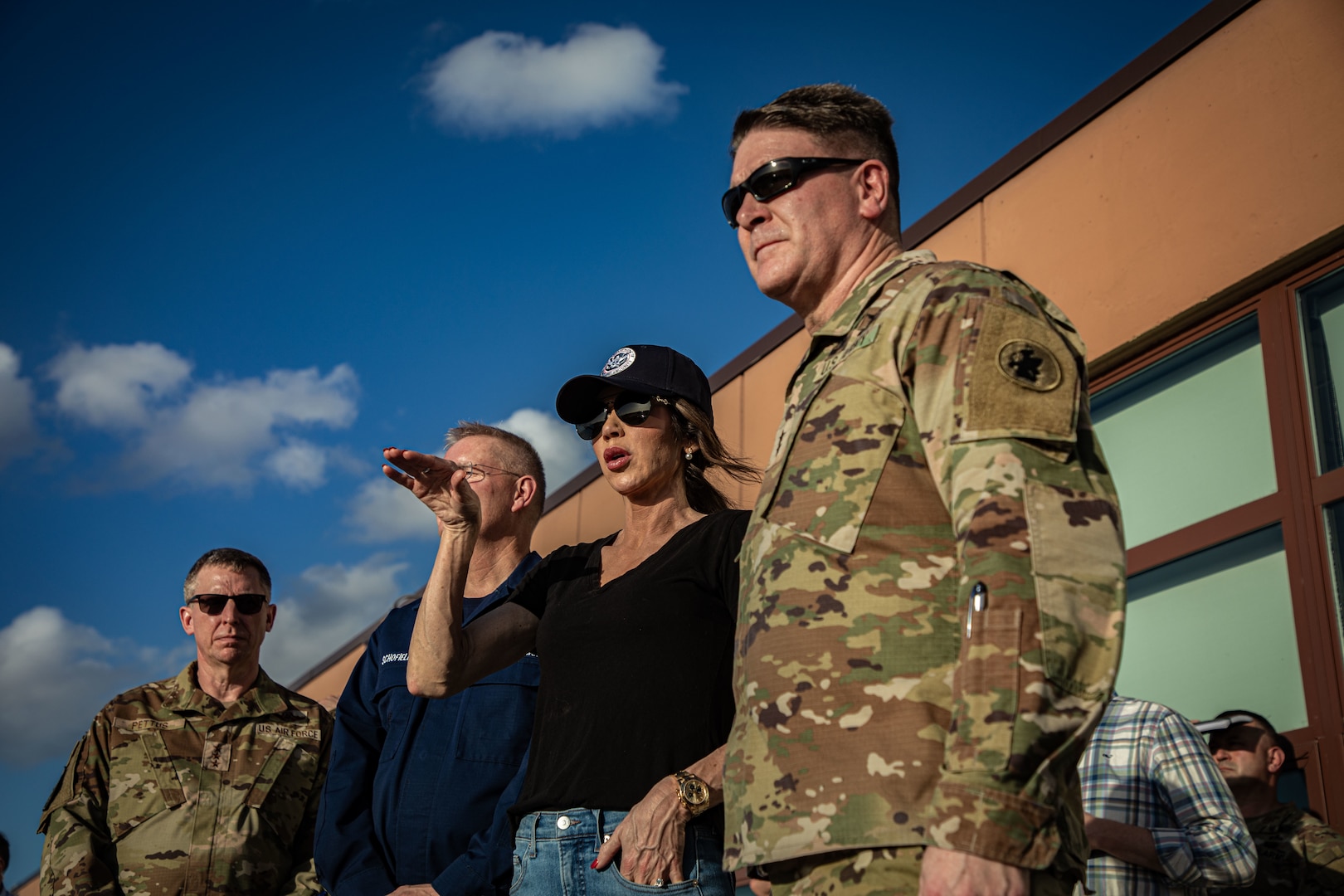 DHS Secretary Noem visits Guantanamo Bay