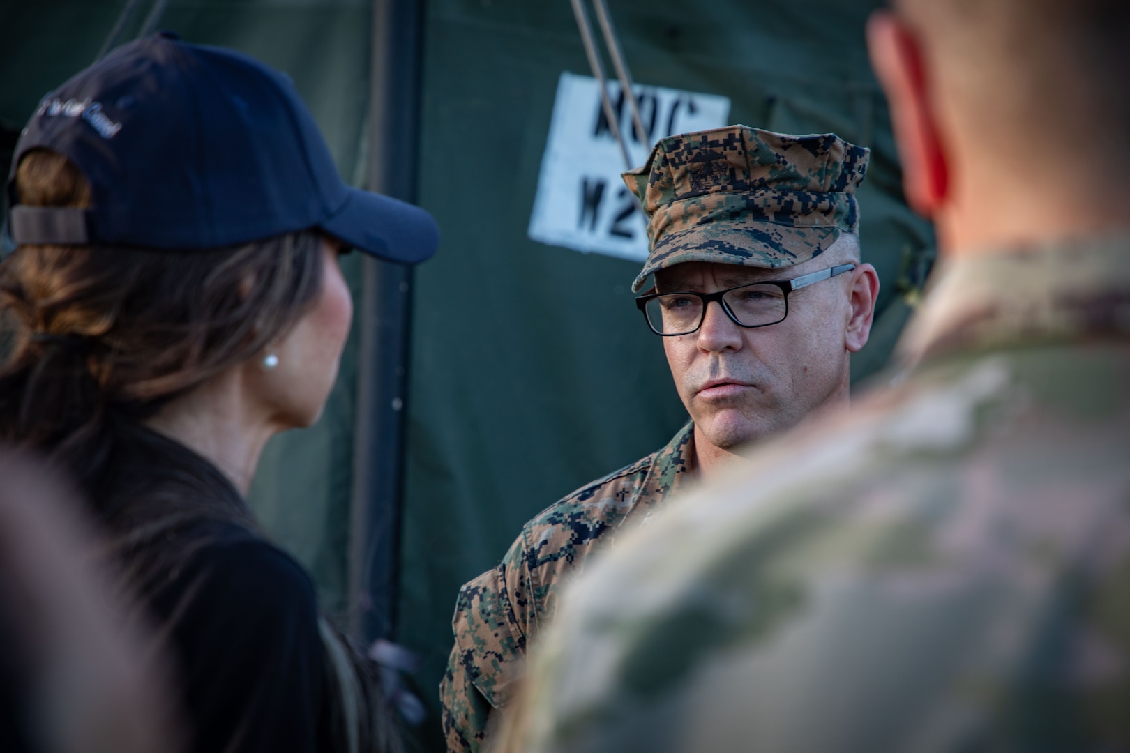 DHS Secretary Noem visits Guantanamo Bay