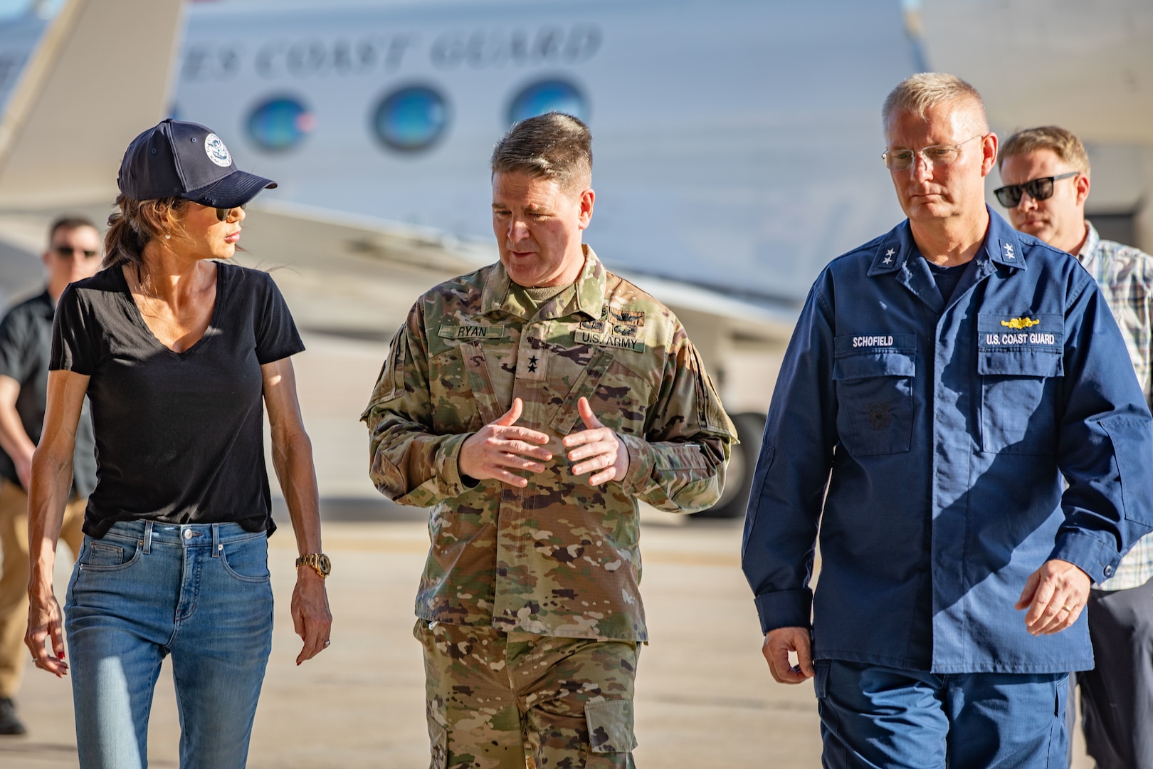 DHS Secretary Noem visits Guantanamo Bay