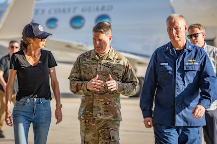 DHS Secretary Noem visits Guantanamo Bay