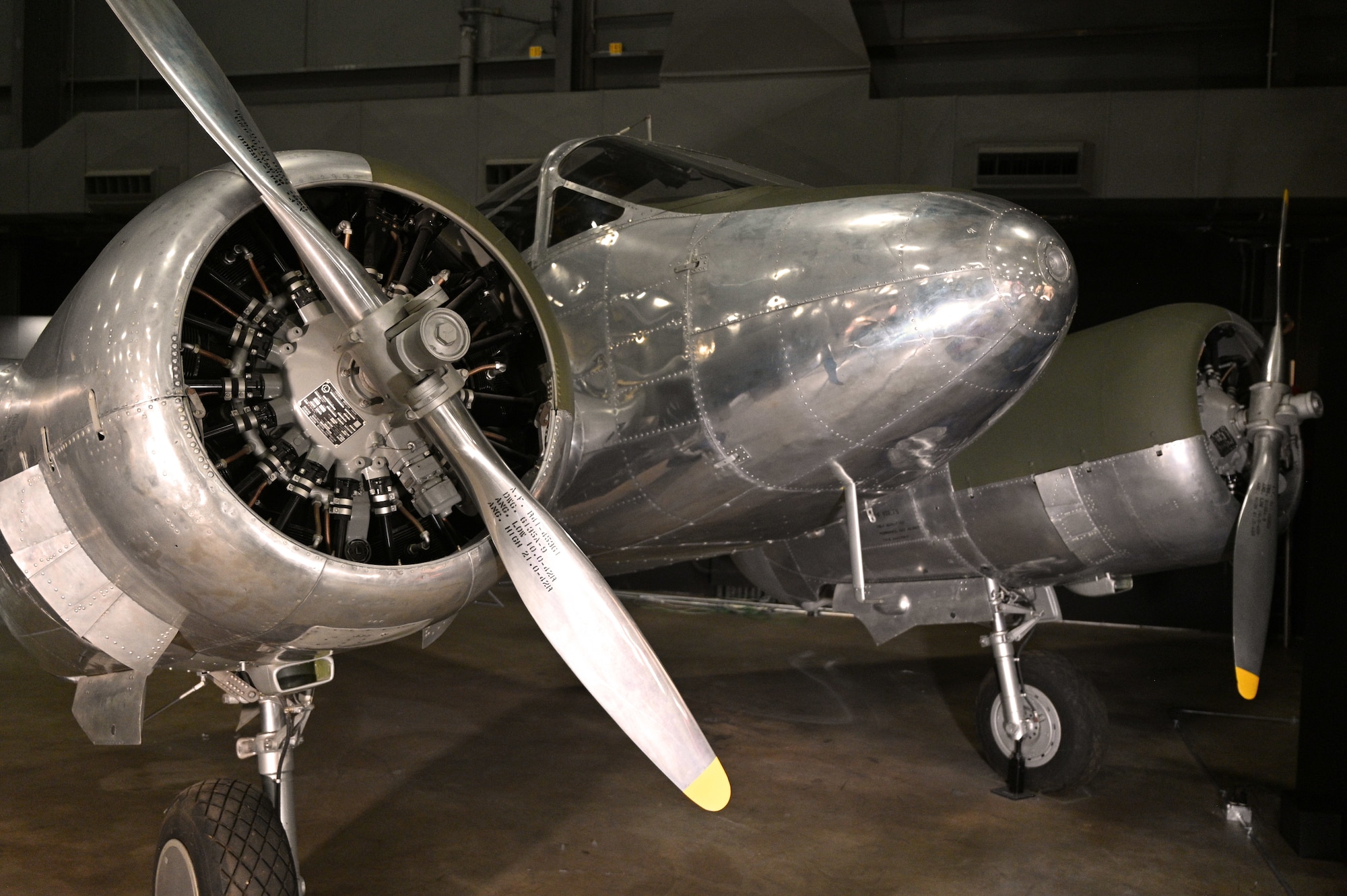 Women Airforce Service Pilots (WASP) exhibit installation.