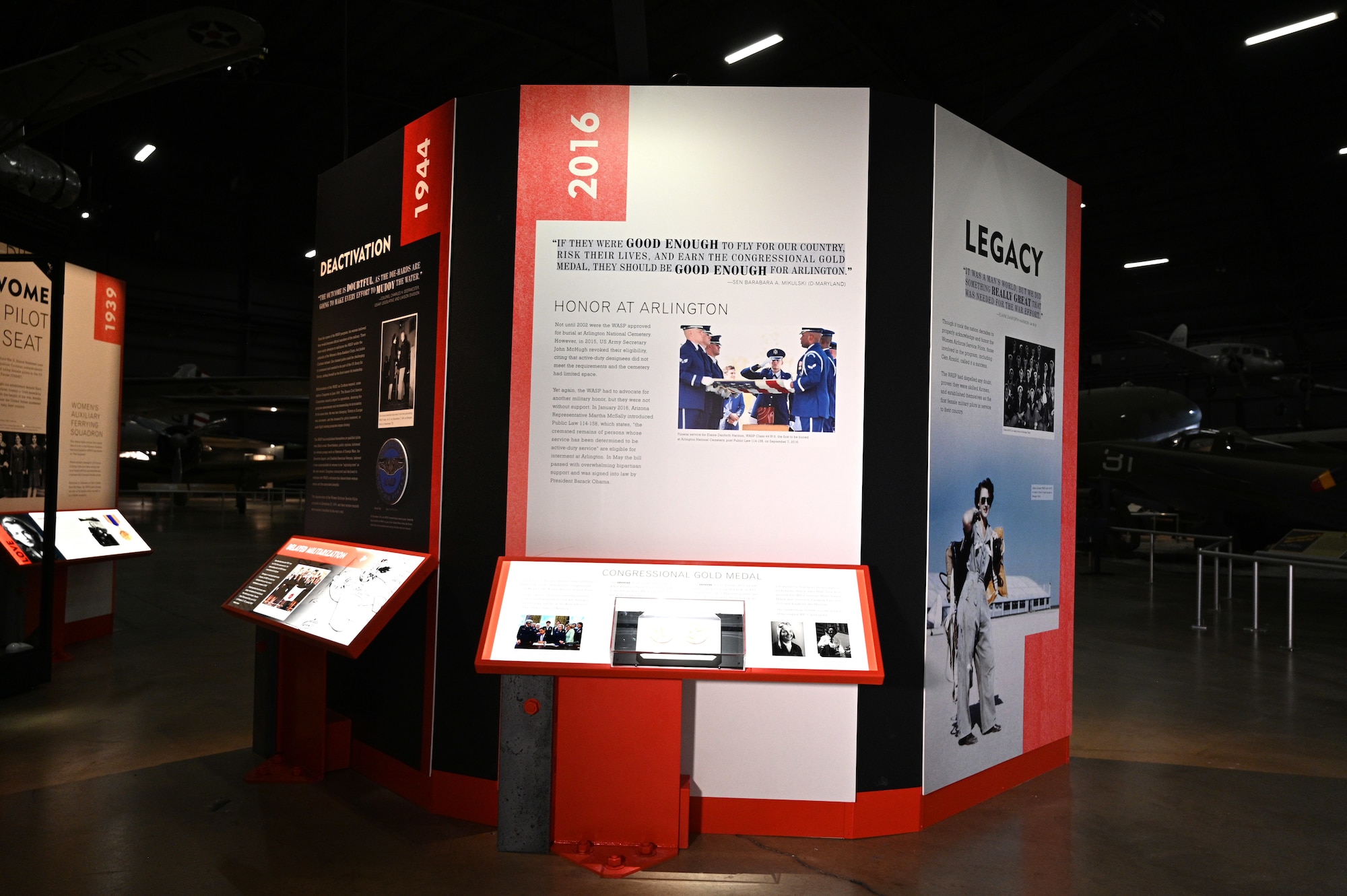 Women Airforce Service Pilots (WASP) exhibit