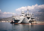 The U.S. 6th Fleet staff embarked the Blue Ridge-class command and control ship USS Mount Whitney (LCC 20) in Gaeta, Italy, Feb. 10-12.