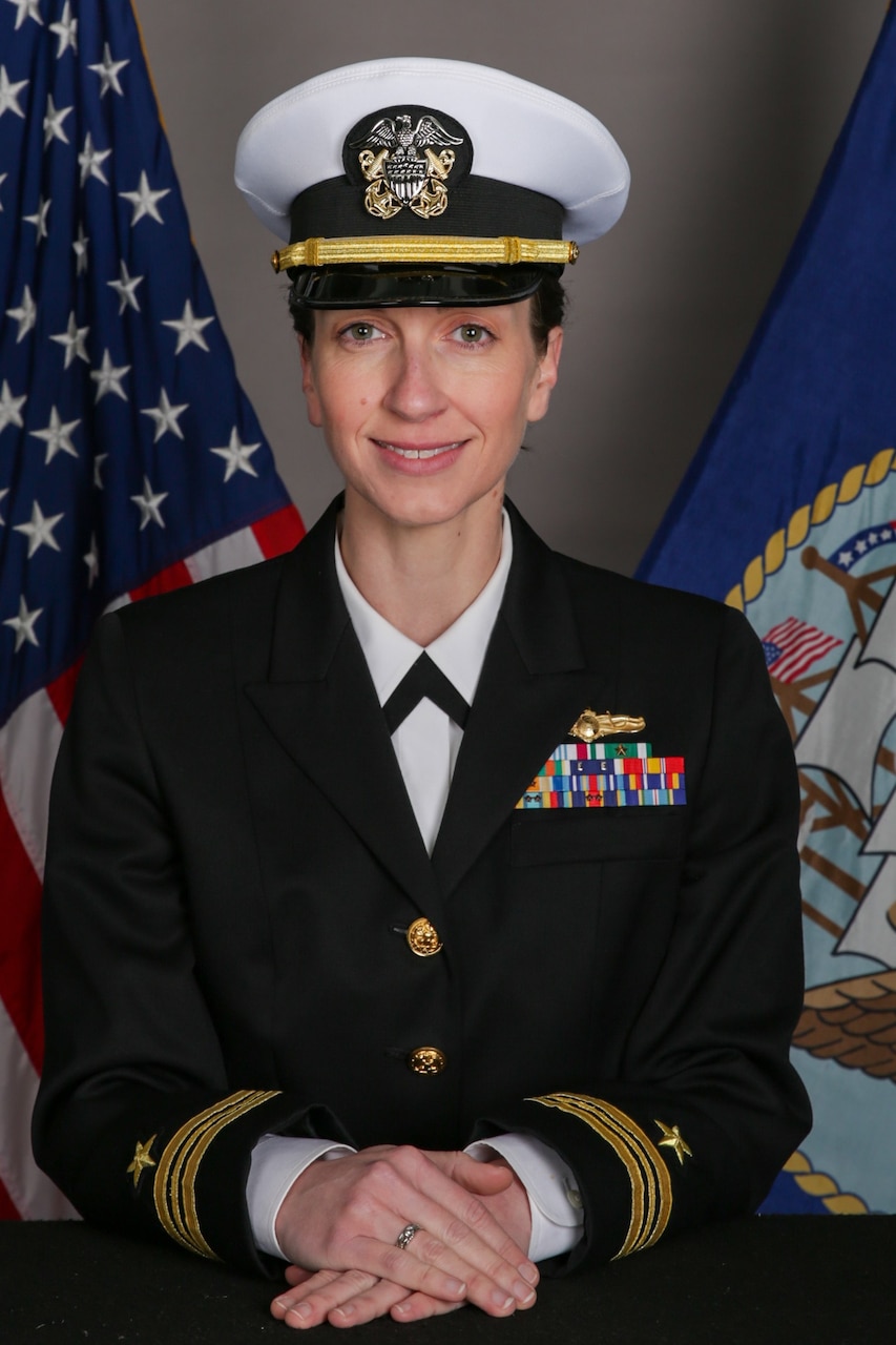 Lt. Cmdr. Brynn R. Peloquin, Executive Officer, U.S. Naval Computer and Telecommuni-cations Station (NCTS) Sicily
