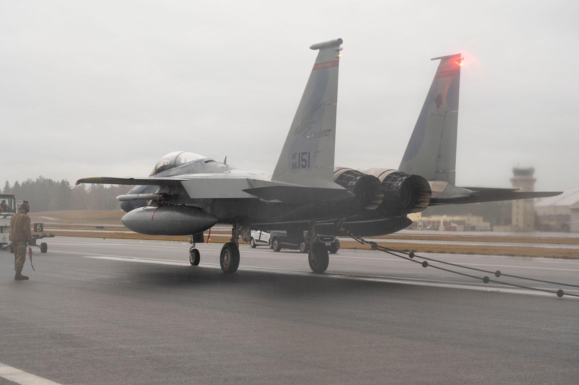 The 627th Civil Engineer Squadron conducted their annual aircraft arresting barrier system test in coordination with the 142nd Wing at Joint Base Lewis-McChord, Washington, Jan. 31, 2025. The Barrier Arresting Kit-12 system is a ground-based braking system designed to be used on a tail-hook equipped aircraft in emergency situations. This annual training ensures Team McChord Airmen maintain readiness to support transiting fighter jets.