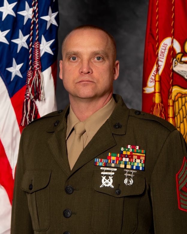 SgtMaj Damian J. Reed, MARDET FLW Detachment Sergeant Major