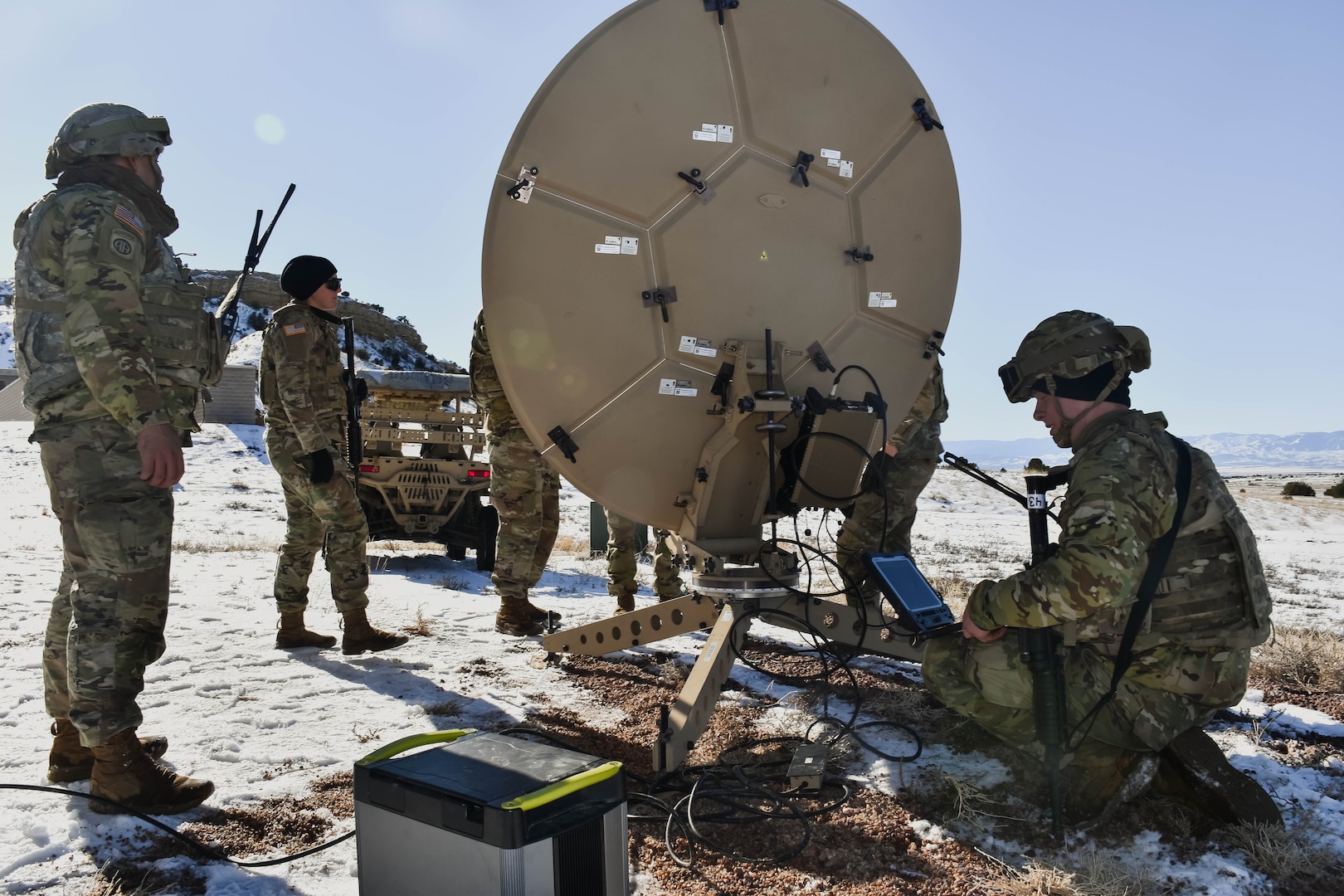 Army space, air domains partner to deliver close space support