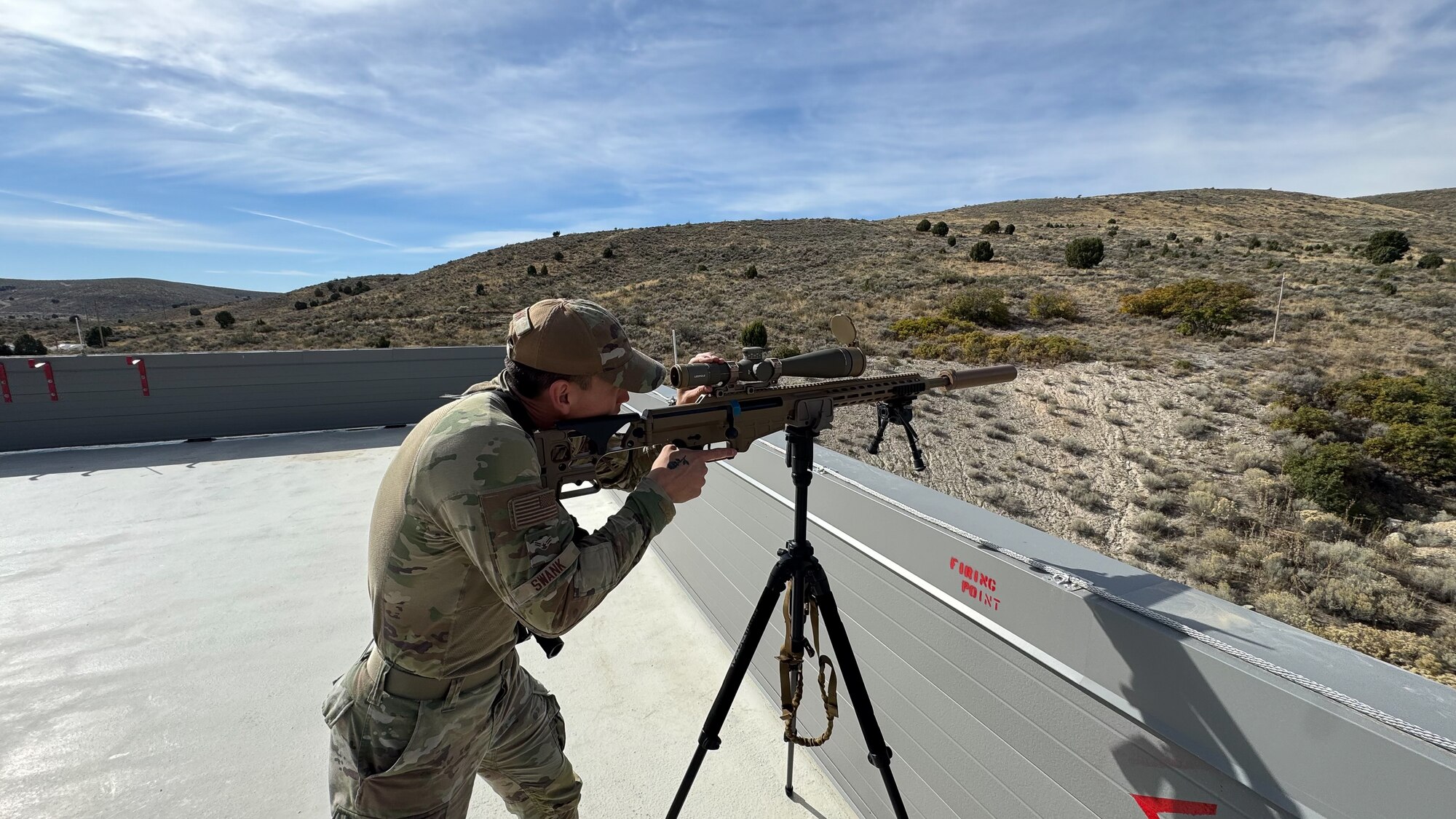 A1C Swank Participating in the Best Warrior Competition. The Best Warrior Competition is an annual event hosted by the Army National Guard to test the physical and mental resilience of participants. The grueling contest assesses skills in marksmanship, land navigation, obstacle courses, ruck marches, and other tactical operations.