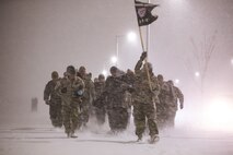 Service members from all branches of the U.S. and Republic of Korea complete the culminating event of Backbone University 2025 at Camp Humphreys, South Korea, Feb. 7, 2025.