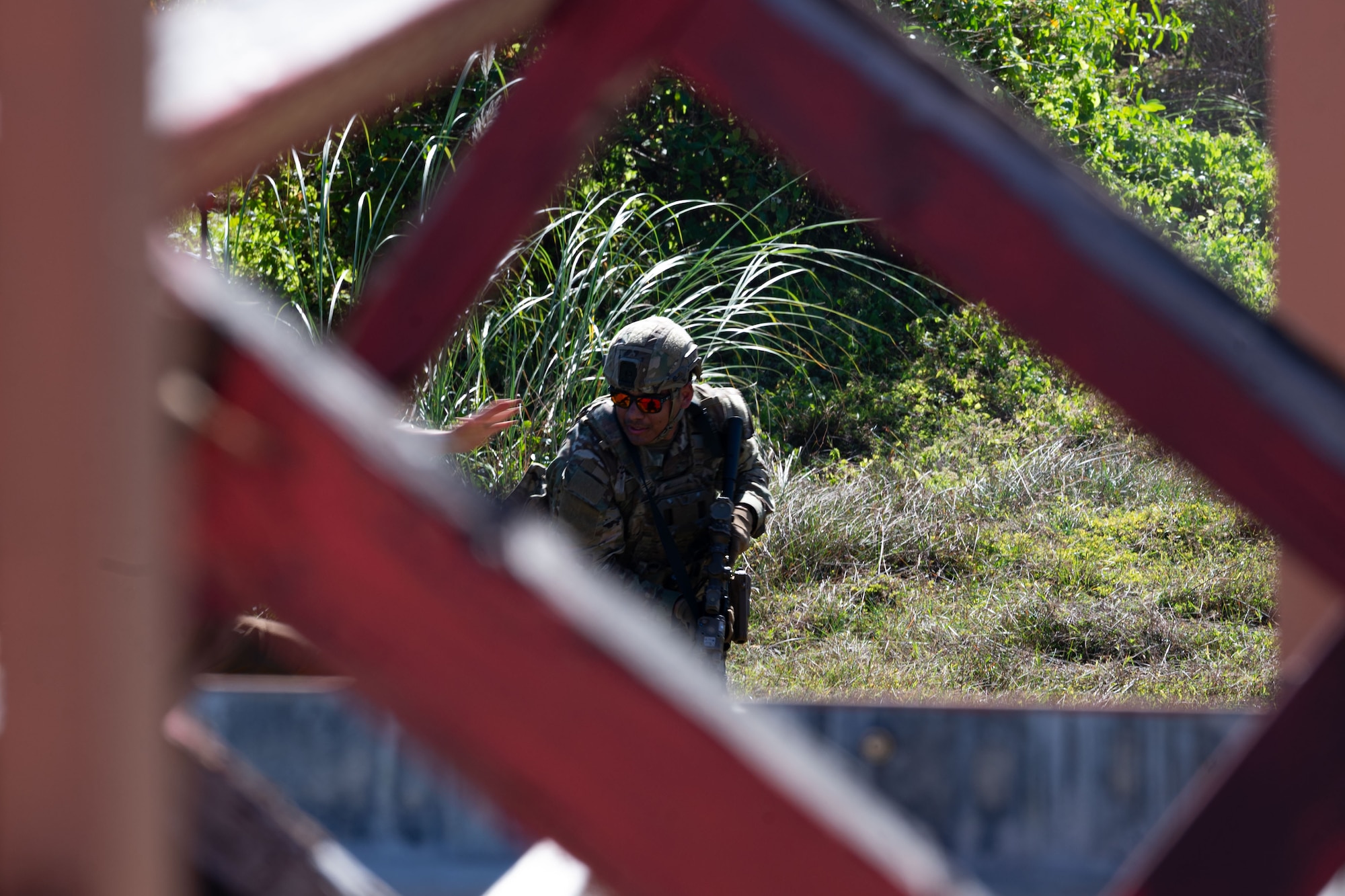 The purpose of NEXUS FORGE is to evaluate base defense and agile combat employment capabilities for near-peer conflict scenarios in the Indo-Pacific region.