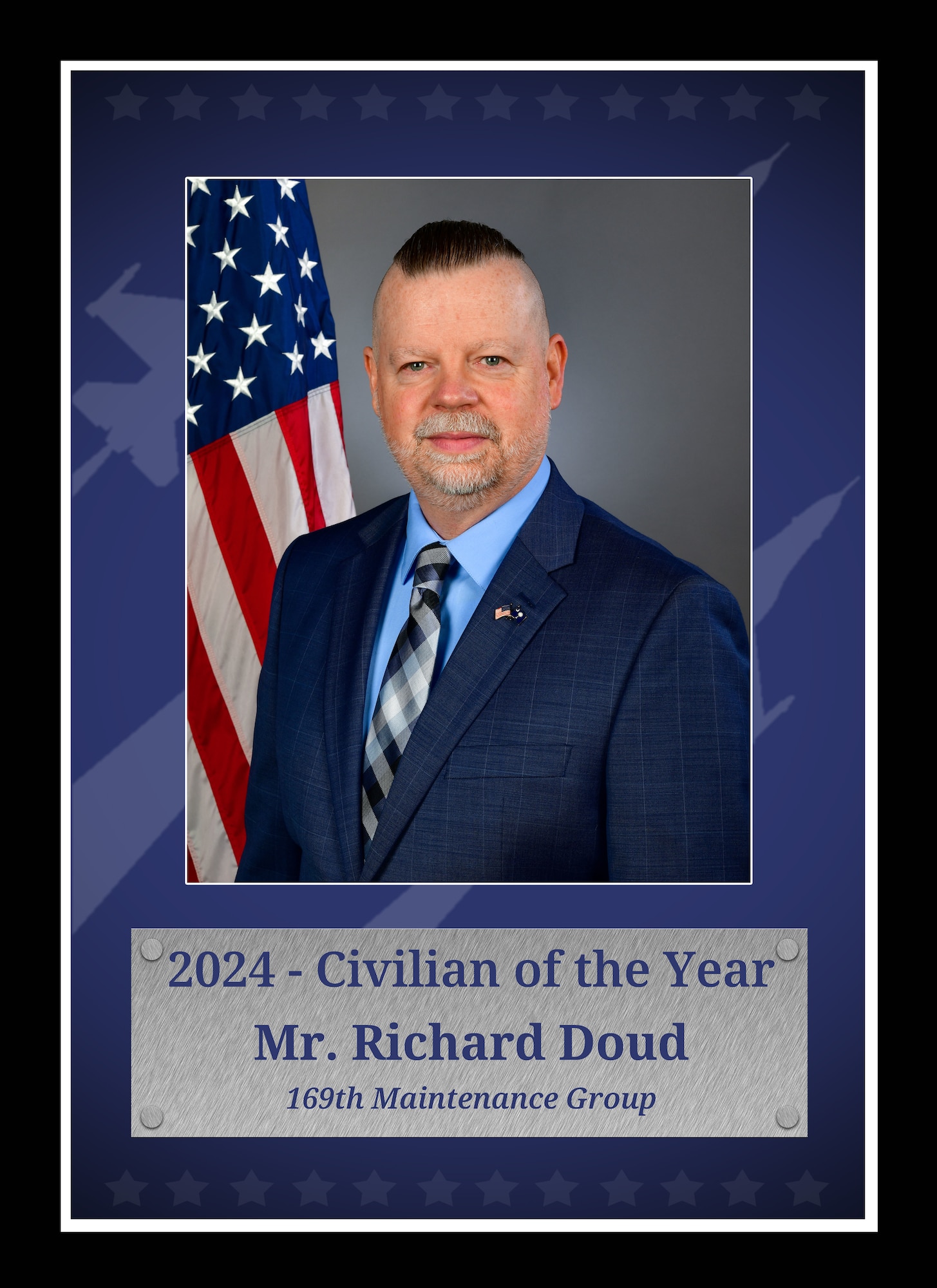 Portrait of Mr. Rich Dowd, 2024 SCANG Civilian of the Year