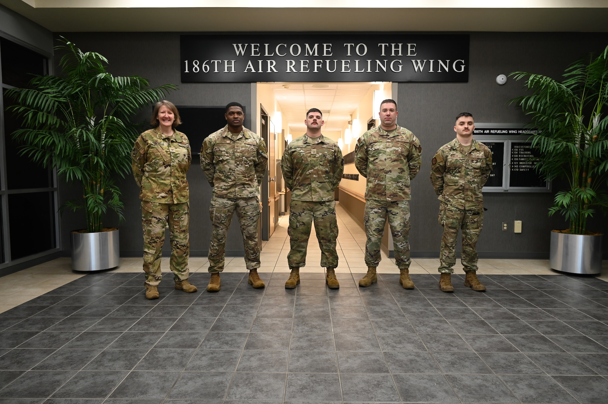 Six airmen of the 186th Air Refueling Wing (ARW), Meridian, Mississippi, have been honored with distinguished awards.