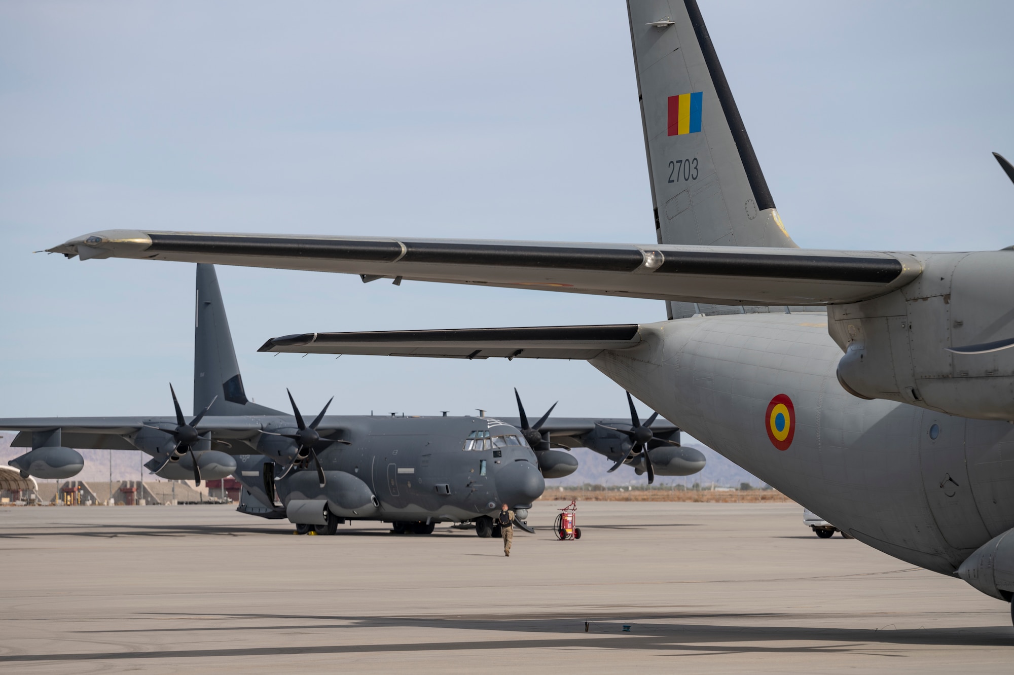 Sparta during Emerald Warrior 25.1, Arizona, Feb. 8, 2025. Throughout EW 25.1, AFSOC integrates joint and partner training opportunities to foster interoperability and maintain international force capabilities.