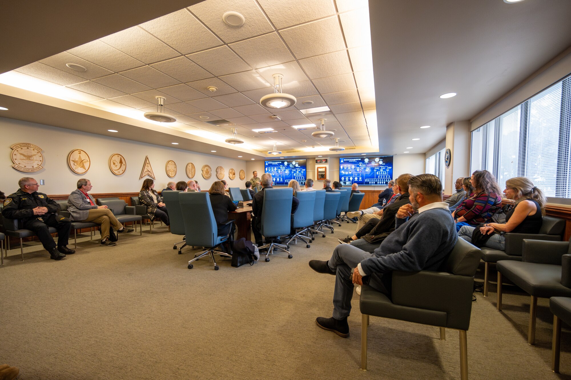 Colonel briefs civic leaders