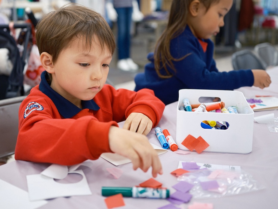 The Yokosuka Navy Exchange hosted a Valentine's Crafting Event February 13 in the Main Exchange Building onboard Commander, Fleet Activities Yokouska, Japan.