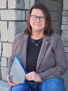 Cara Loken, Reserve component transition assistance adviser for the Nebraska National Guard and spouse of John Loken, commander of the 155th Maintenance Group, has been named the 2024 Air Force Association Air National Guard Spouse of the Year. The award recognizes the contributions of spouses of Air Force personnel across Active Duty, Guard and Reserve components.