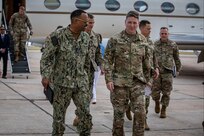 Admiral Holsey visits illegal aliens holding operations center at Guantanamo Bay