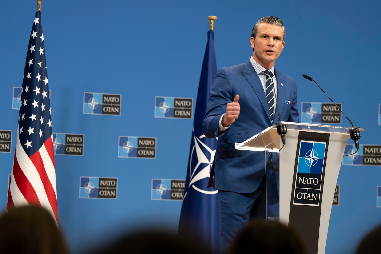Hegseth Tells NATO Hard Power Provides Deterrence, Defense